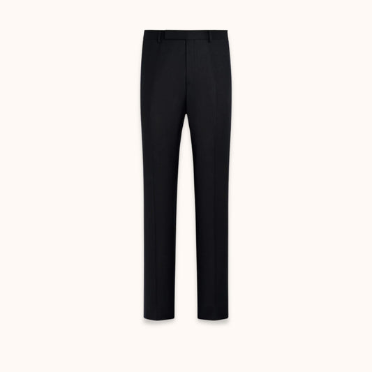 Navy Straight Leg Trousers