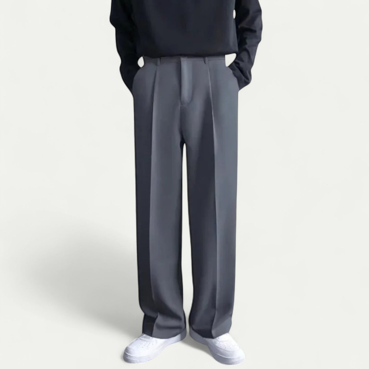 Azirado Men's Oversized Summer Trousers for Comfort