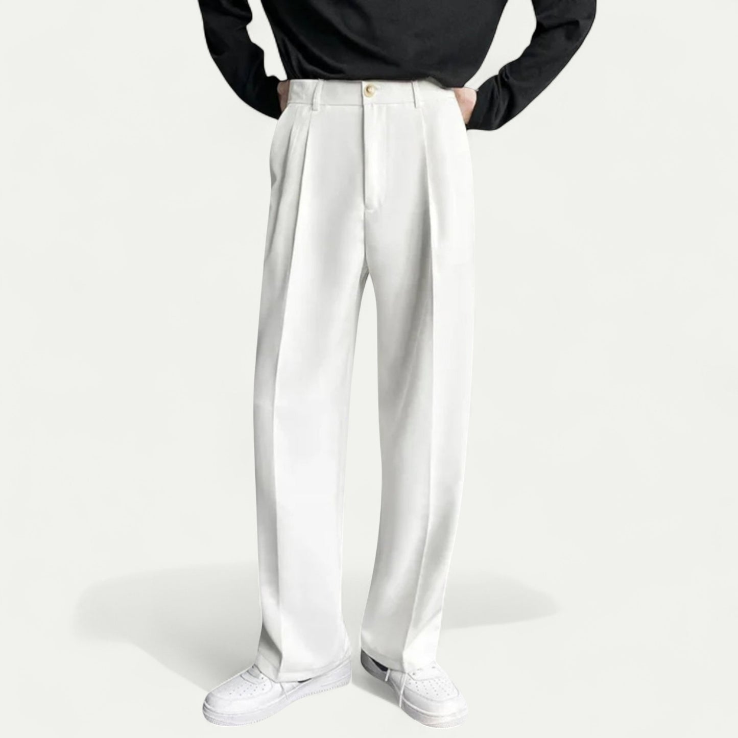 Azirado Men's Oversized Summer Trousers for Comfort